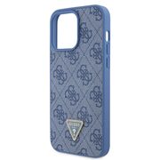 Husa premium  iPhone 15 Pro pentru Guess Elegance Series - Albastru deschis