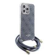 Husa premium  iPhone 15 Pro pentru Guess Elegance Series - Albastru