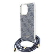 Husa premium  iPhone 15 Pro pentru Guess Elegance Series - Albastru
