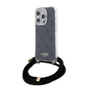 Husa premium  iPhone 15 Pro pentru Guess Elegance Series - Gri inchis