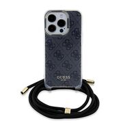 Husa premium  iPhone 15 Pro pentru Guess Elegance Series - Gri inchis