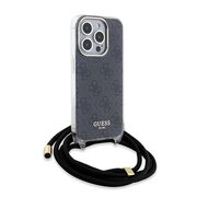 Husa premium  iPhone 15 Pro pentru Guess Elegance Series - Gri inchis