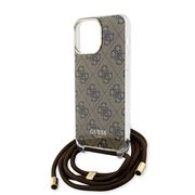 Husa premium  iPhone 15 Pro pentru Guess Elegance Series - Maro