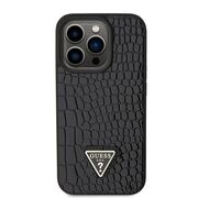 Husa premium  iPhone 15 Pro pentru Guess Elegance Series - Negru electric