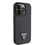 Husa premium  iPhone 15 Pro pentru Guess Elegance Series - Negru electric