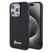 Husa premium  iPhone 15 Pro pentru Guess Elegance Series - Negru