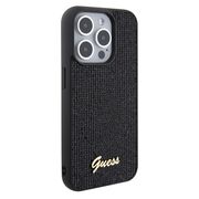 Husa premium  iPhone 15 Pro pentru Guess Elegance Series - Negru