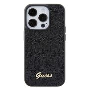 Husa premium  iPhone 15 Pro pentru Guess Elegance Series - Negru
