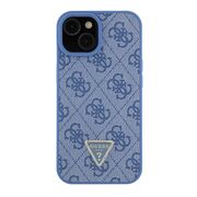 Husa premium  iPhone 15 pentru Guess Elegance Series - Albastru