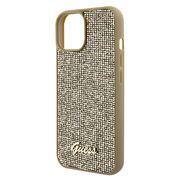 Husa premium  iPhone 15 pentru Guess Elegance Series - Auriu