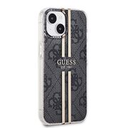Husa premium  iPhone 15 pentru Guess Elegance Series - Gri inchis