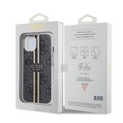 Husa premium  iPhone 15 pentru Guess Elegance Series - Gri inchis