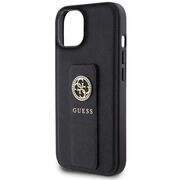 Husa premium  iPhone 15 pentru Guess Elegance Series - Negru electric