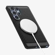 Husa premium pentru  Samsung Galaxy S25 Ultra Spigen - Rugged Armor MagSafe - Negru