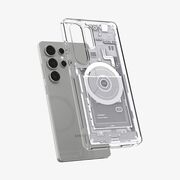 Husa premium pentru  Samsung Galaxy S25 Ultra Spigen Hybrid Zero One MagSafe - Alb