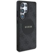 Husa premium pentru  Samsung Galaxy S25 Ultra compatibila MagSafe Guess Luxury Series - Negru denim