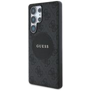 Husa premium pentru  Samsung Galaxy S25 Ultra compatibila MagSafe Guess Luxury Series - Negru denim