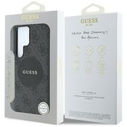 Husa premium pentru  Samsung Galaxy S25 Ultra compatibila MagSafe Guess Luxury Series - Negru denim