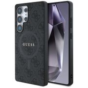 Husa premium pentru  Samsung Galaxy S25 Ultra compatibila MagSafe Guess Luxury Series - Negru