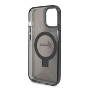 Husa premium pentru  iPhone 15 compatibila MagSafe Guess Luxury Series - Negru darth vader