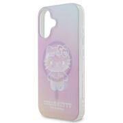 Husa premium pentru  iPhone 16 - Hello Kitty compatibila MagSafe - Roz