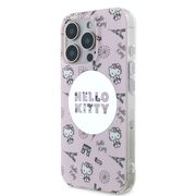Husa premium pentru  iPhone 16 Pro - Hello Kitty compatibila MagSafe - Lavanda
