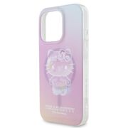 Husa premium pentru  iPhone 16 Pro - Hello Kitty compatibila MagSafe - Roz