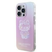 Husa premium pentru  iPhone 16 Pro Max - Hello Kitty compatibila MagSafe - Roz pal