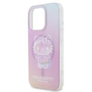 Husa premium pentru  iPhone 16 Pro Max - Hello Kitty compatibila MagSafe - Roz pal