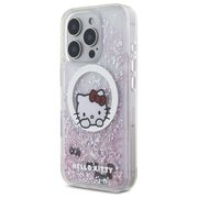 Husa premium pentru  iPhone 16 Pro Max Hello Kitty Funcky Series compatibila Magsafe - Roz