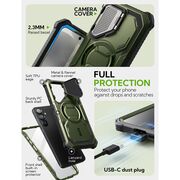 [Pachet 360°] Husa + folie Samsung Galaxy S25 I-Blason Armorbox, verde