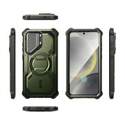[Pachet 360°] Husa + folie Samsung Galaxy S25 Plus I-Blason Armorbox, verde