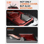 [Pachet 360°] Husa + folie Samsung Galaxy S25 Plus I-Blason Armorbox, rosu