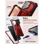 [Pachet 360°] Husa + folie Samsung Galaxy S25 Plus I-Blason Armorbox, rosu