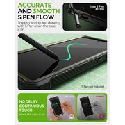 [Pachet 360°] Husa + folie Samsung Galaxy S25 Ultra I-Blason Armorbox, verde