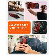 [Pachet 360°] Husa + folie Samsung Galaxy S25 Ultra I-Blason Armorbox, rosu