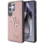 Husa premium  Samsung Galaxy S25 Ultra pentru Guess Elegance Series - Roz neon