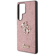 Husa premium  Samsung Galaxy S25 Ultra pentru Guess Elegance Series - Roz neon
