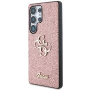 Husa premium  Samsung Galaxy S25 Ultra pentru Guess Elegance Series - Roz neon