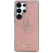 Husa premium  Samsung Galaxy S25 Ultra pentru Guess Elegance Series - Roz neon