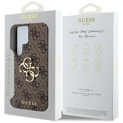 Husa premium  Samsung Galaxy S25 Ultra pentru Guess Elegance Series - Maro inchis