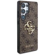 Husa premium  Samsung Galaxy S25 Ultra pentru Guess Elegance Series - Maro inchis