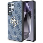 Husa premium  Samsung Galaxy S25 Ultra pentru Guess Elegance Series - Albastru