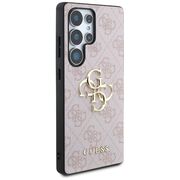 Husa premium  Samsung Galaxy S25 Ultra pentru Guess Elegance Series - Roz pal