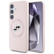 Husa premium pentru  Samsung Galaxy S25+ Karl Lagerfeld superior quality - Roz