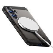 Husa premium pentru  Samsung Galaxy S25+ Spigen - Tough Armor MagSafe - Gunmetal