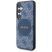 Husa premium pentru  Samsung Galaxy S25+ compatibila MagSafe Guess Luxury Series - Albastru