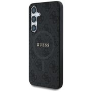 Husa premium pentru  Samsung Galaxy S25+ compatibila MagSafe Guess Luxury Series - Negru denim