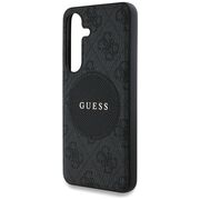 Husa premium pentru  Samsung Galaxy S25+ compatibila MagSafe Guess Luxury Series - Negru electric