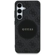 Husa premium pentru  Samsung Galaxy S25+ compatibila MagSafe Guess Luxury Series - Negru electric